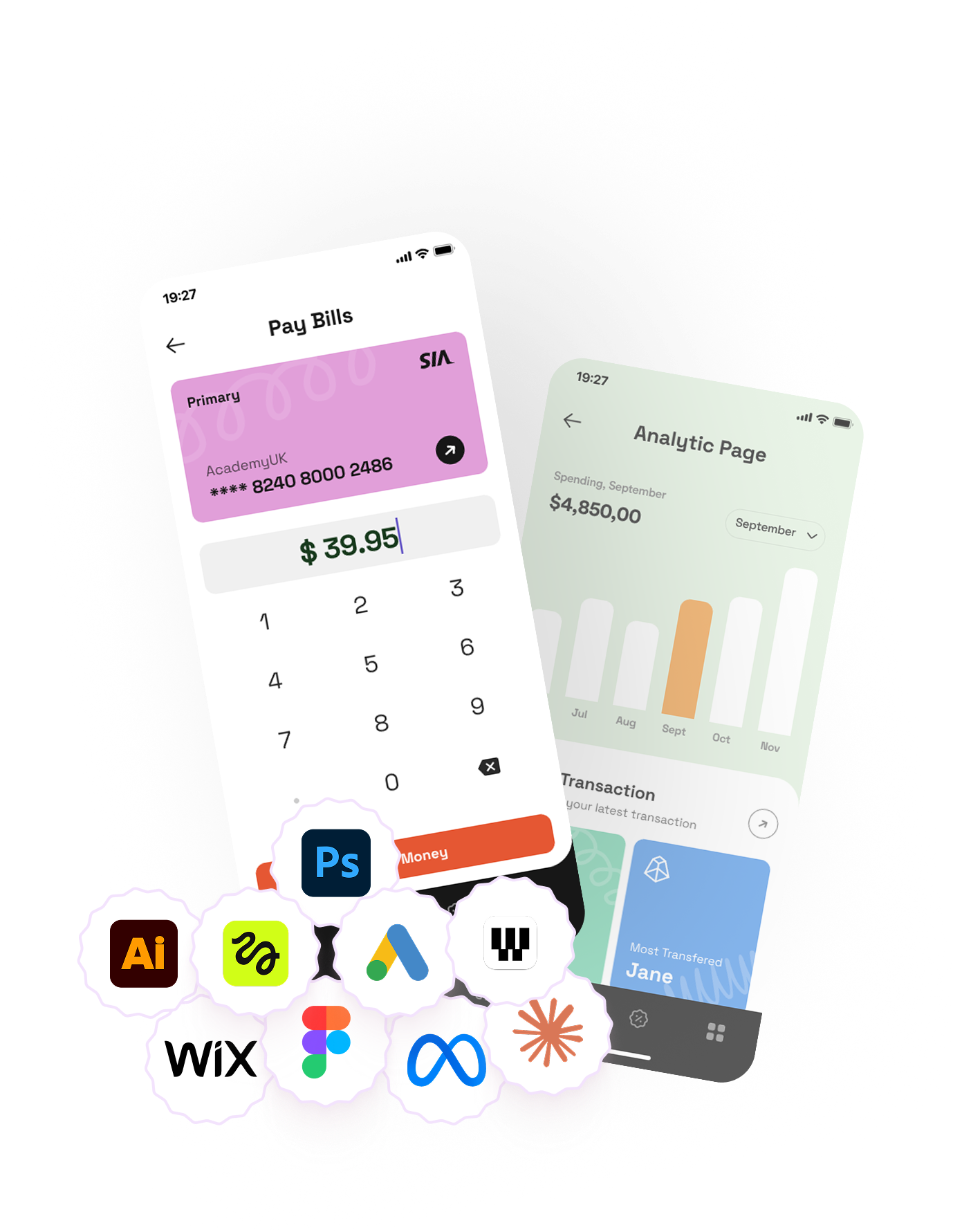 Tech stack — design and marketing tools